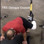 TRX oblique crunch